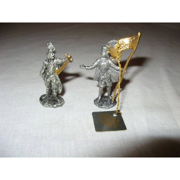 Good Company Lot Of 2 Pewterite Figure Prince of the Golden Light 1989 1 w Tag - Picture 1 of 3